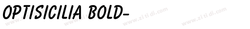 OPTISicilia Bold字体转换